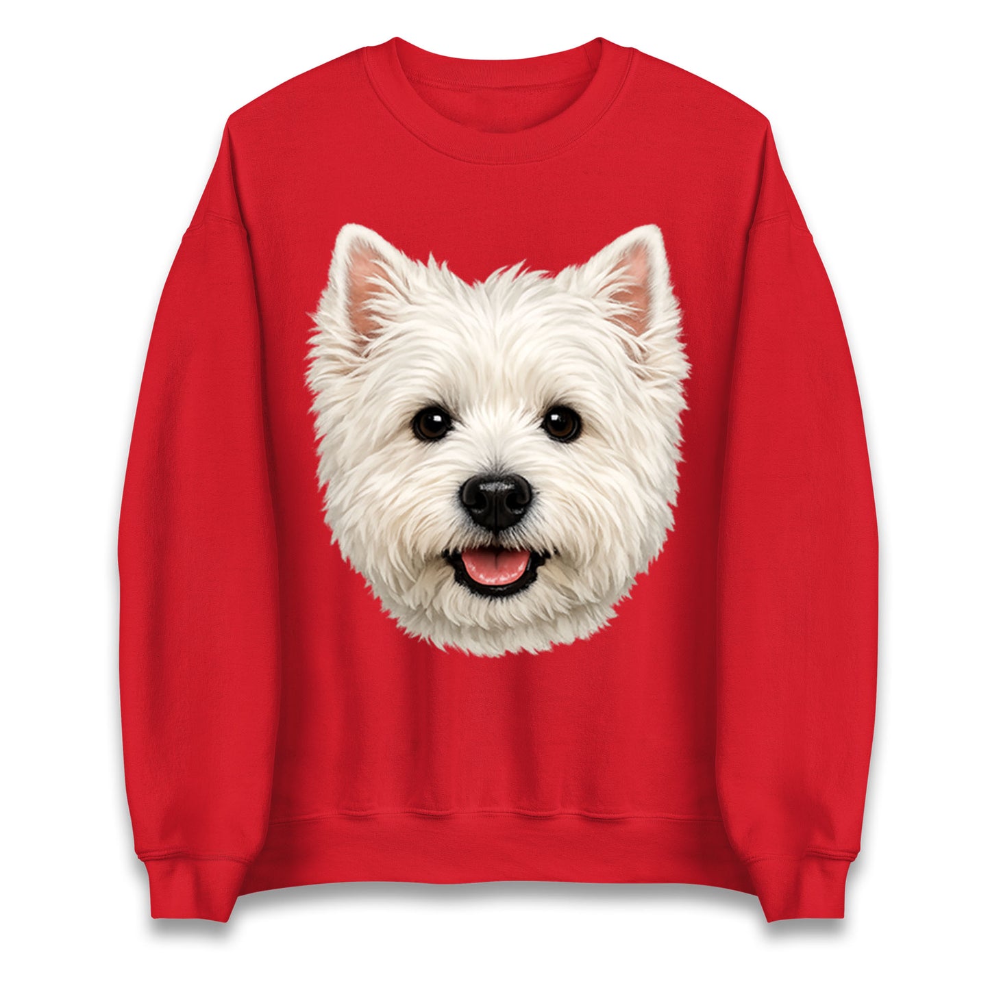 West Highland White Terrier Dog Face Jumper