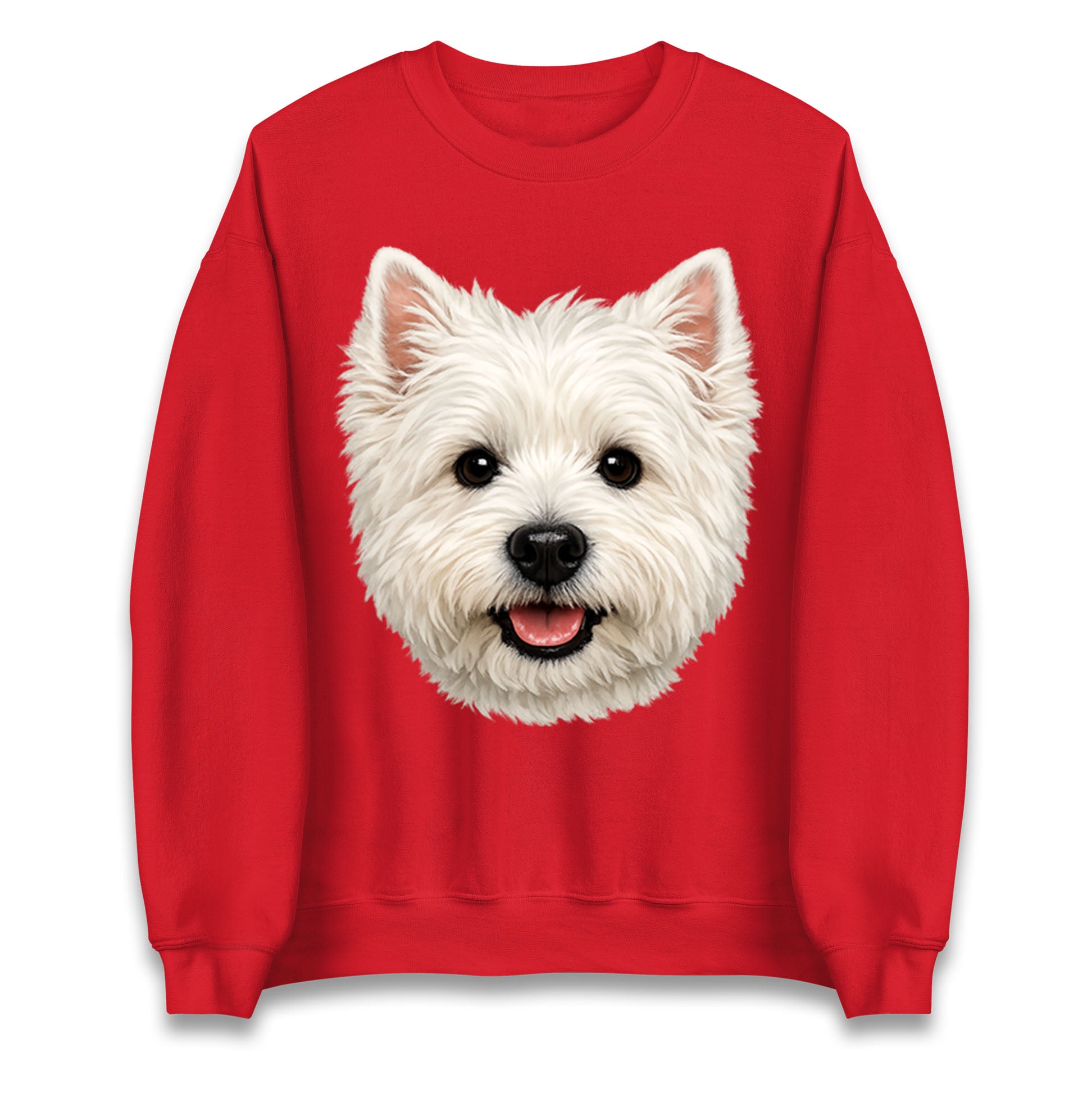 West Highland White Terrier Dog Face Jumper