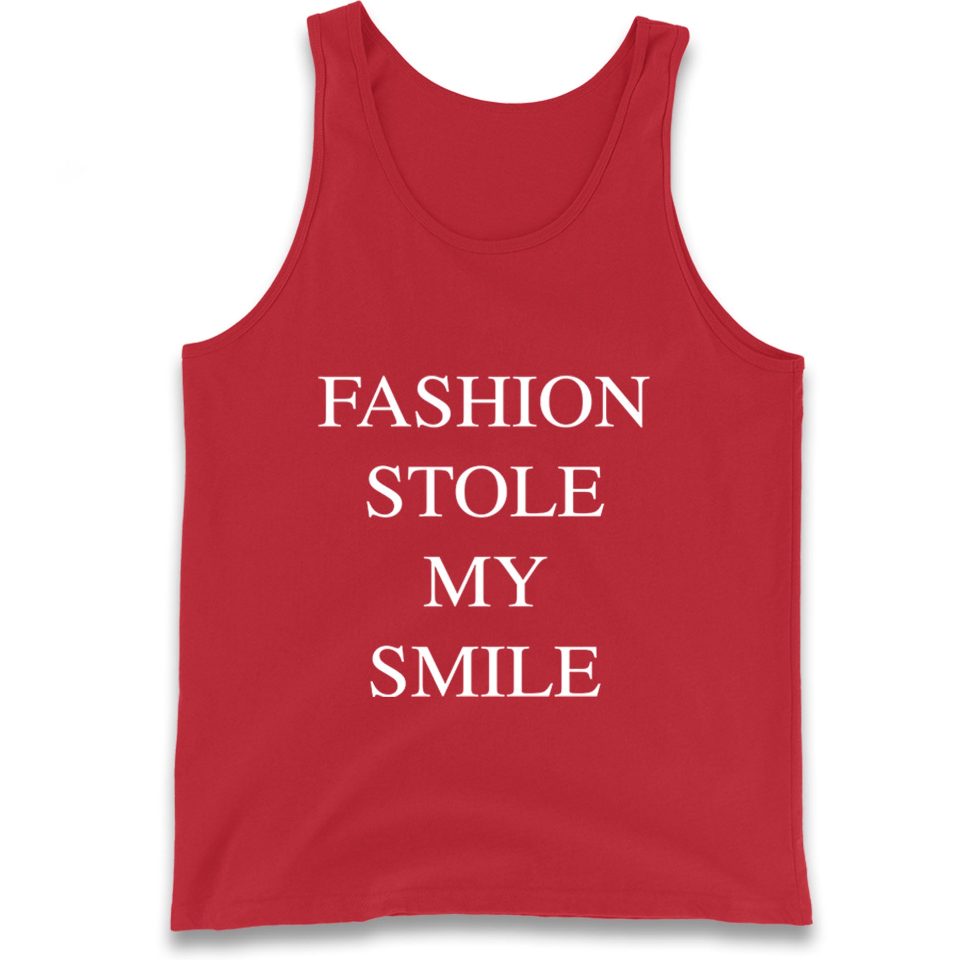 Fashion Stole My Smile Tank Top