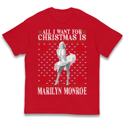 marilyn monroe christmas t shirt