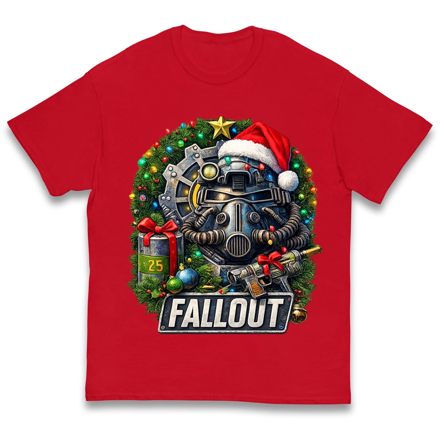 Fallout Christmas Kids T Shirt