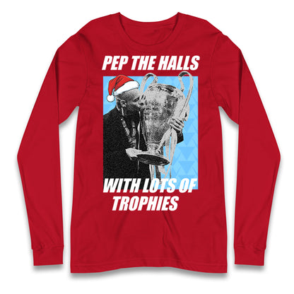 Pep Guardiola Christmas Longsleeve T Shirt