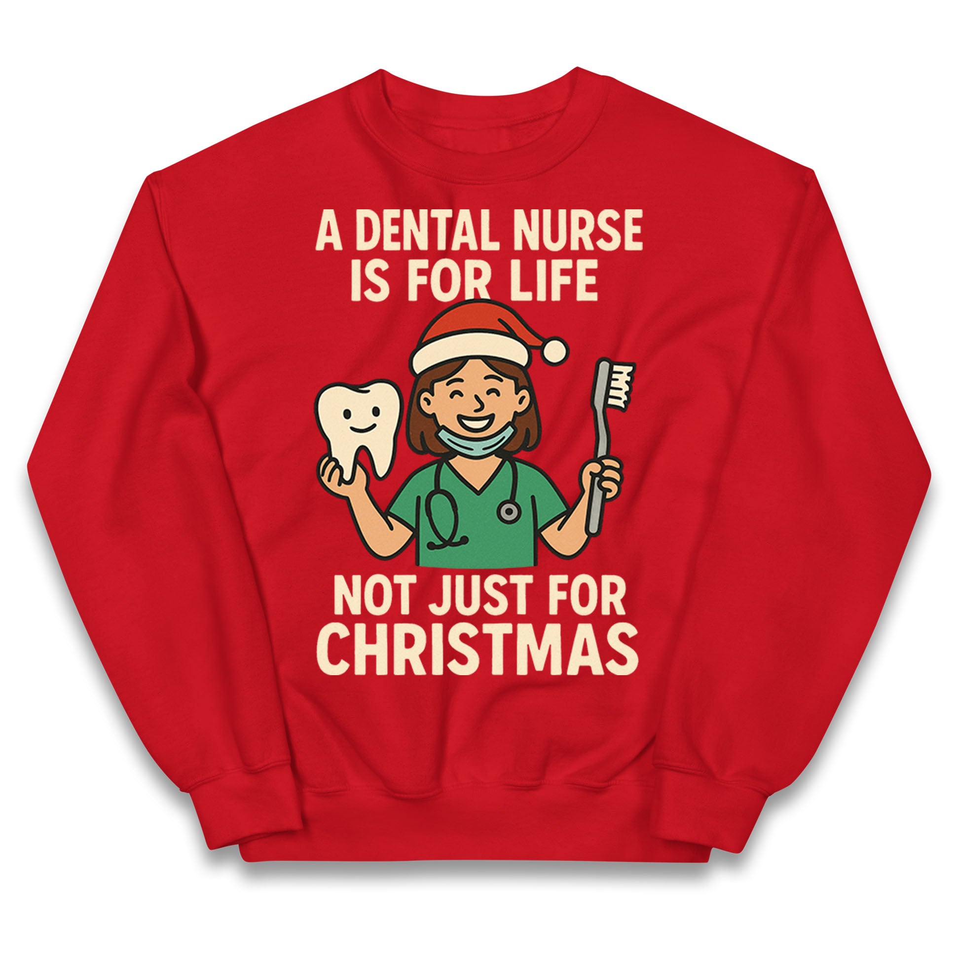 Dental Nurse Christmas Kids Jumper