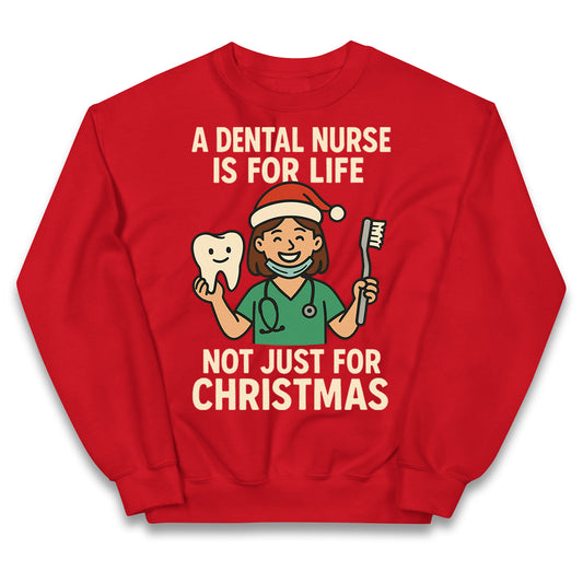 Dental Nurse Christmas Kids Jumper