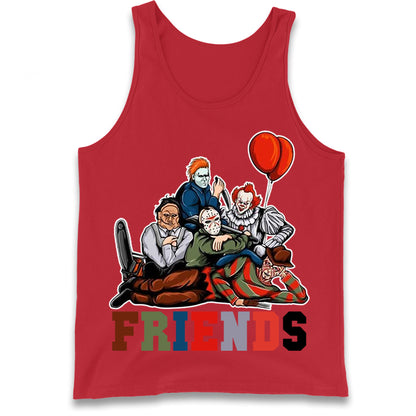 Horror Vintage Characters Friends Tank Top
