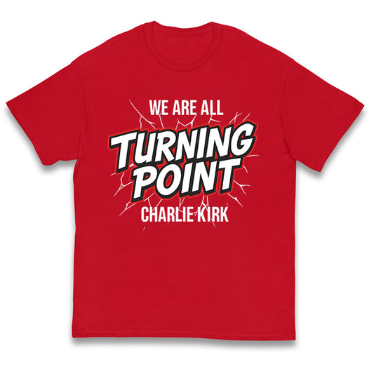 Turning Point Charlie Kirk Kids T Shirt