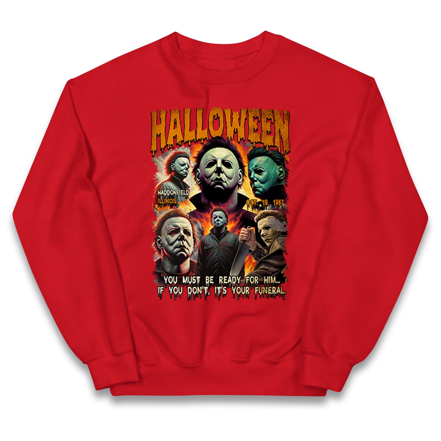 Michael Myers Horror Halloween Bootleg Kids Jumper