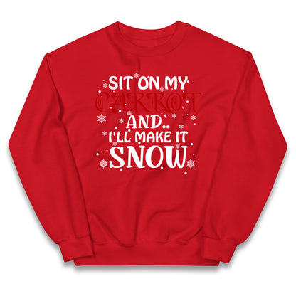 Rude Christmas Kids Jumper