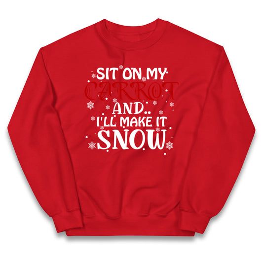 Rude Christmas Kids Jumper