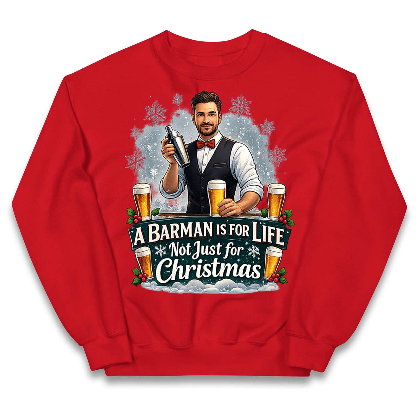 Barman Christmas Kids Jumper