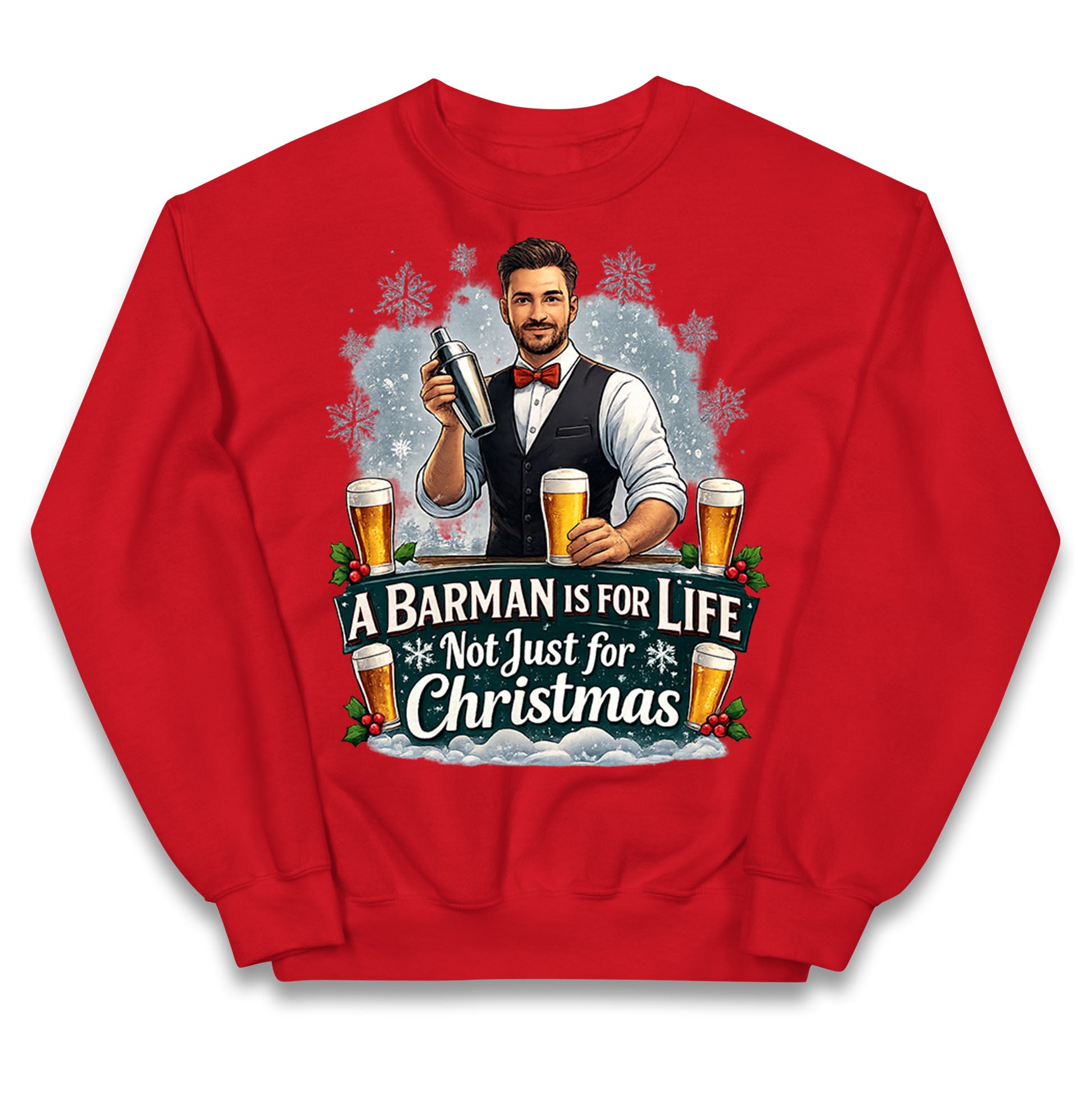 Barman Christmas Kids Jumper