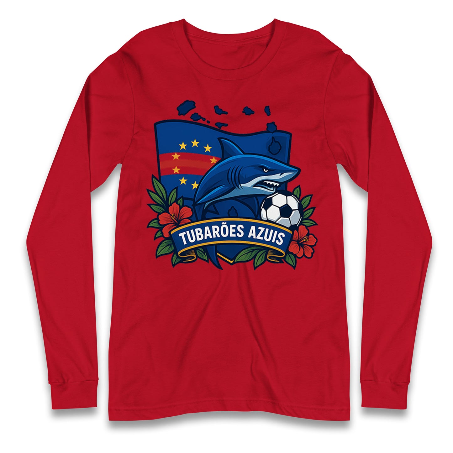 Cape Verde Football Longsleeve T Shirt