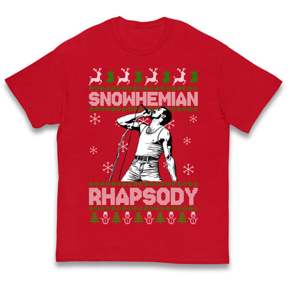 Freddie Mercury Christmas Kids T Shirt