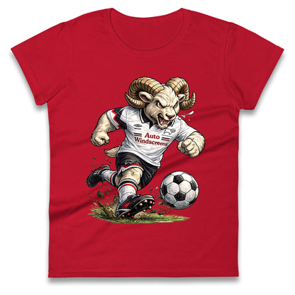 Old School Derby County Ladies T Shirt