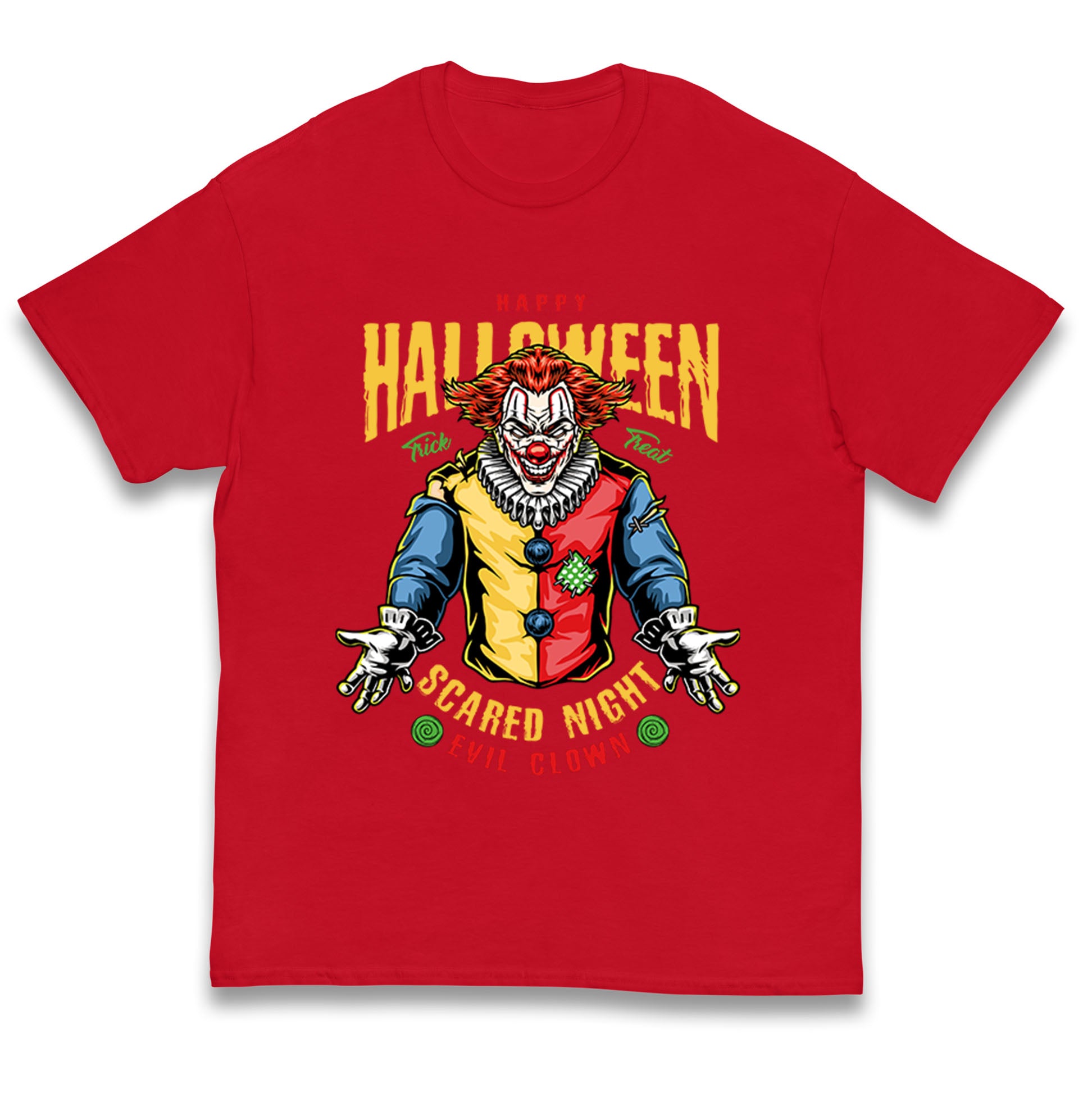 Halloween Clown Kids T Shirt