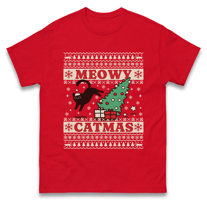 Christmas Cat T Shirt