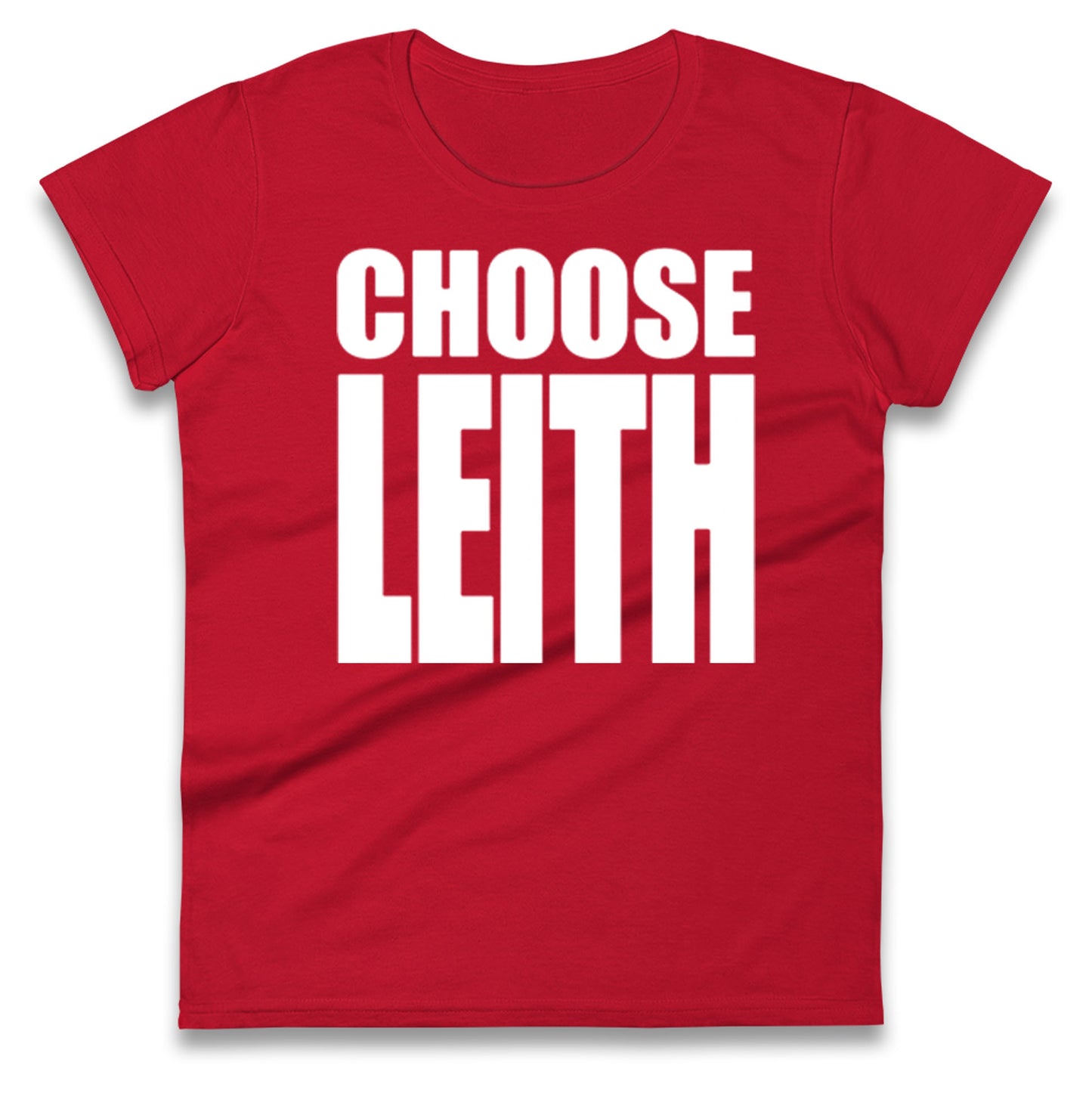 Hibs FC Choose Leith Football Ladies T Shirt 