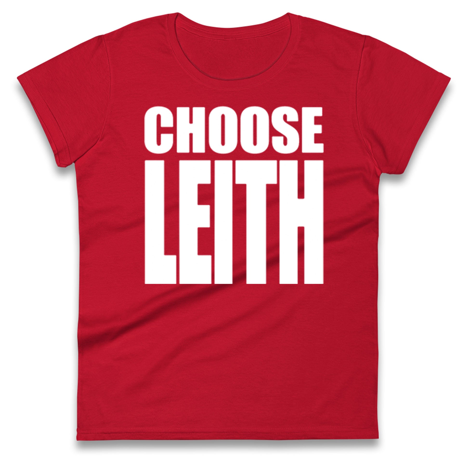 Hibs FC Choose Leith Football Ladies T Shirt 
