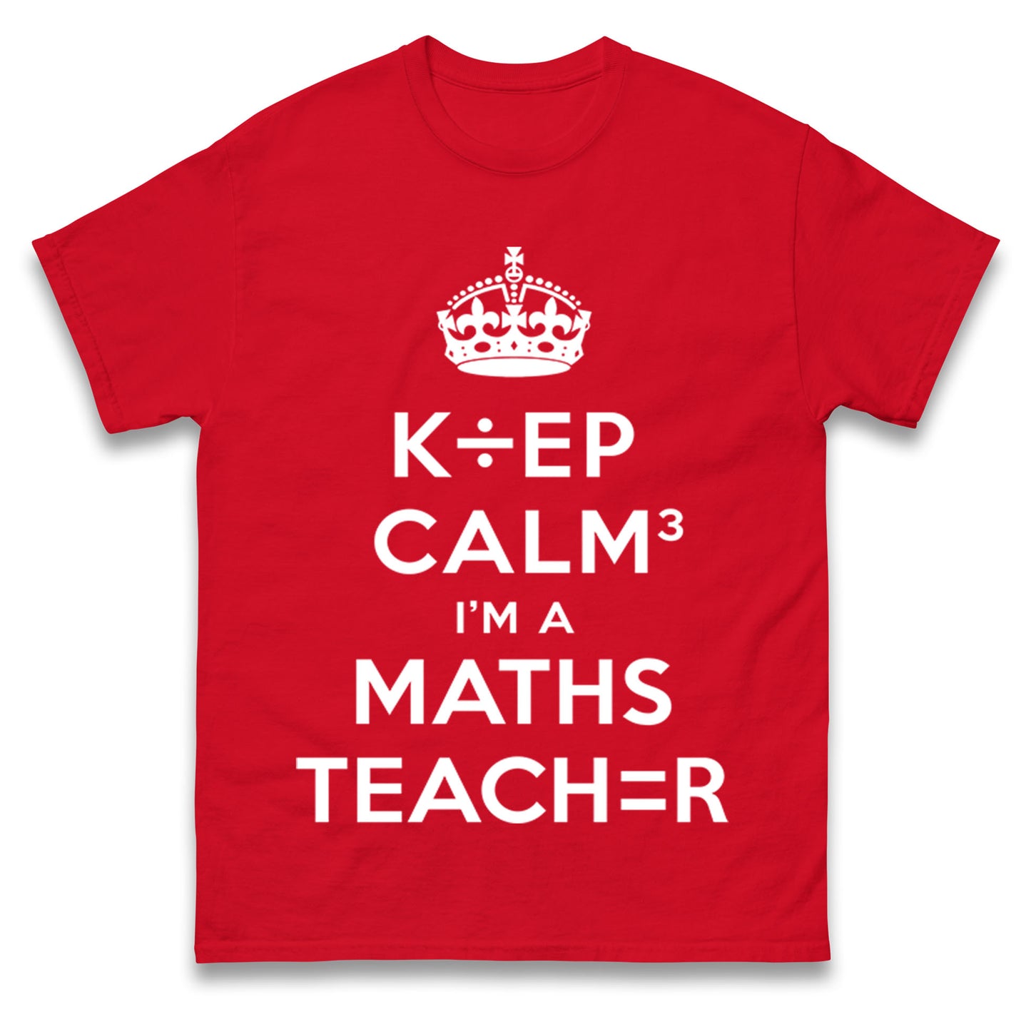 Keep Calm I’m A Maths Teacher T Shirt