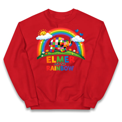Elmer And The Rainbow Kids Jumper