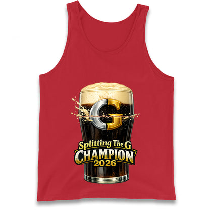 Splitting The G Champion Tank Top