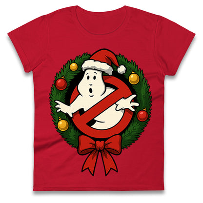 Ghostbusters Christmas Ladies T Shirt