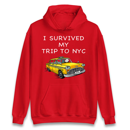 I Survived My Trip To NYC Yellow Taxi Hoodie