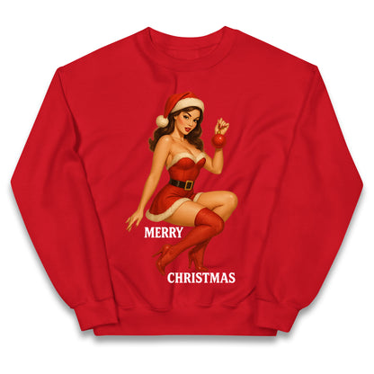 Merry Christmas Sexy Christmas Kids Hoodie
