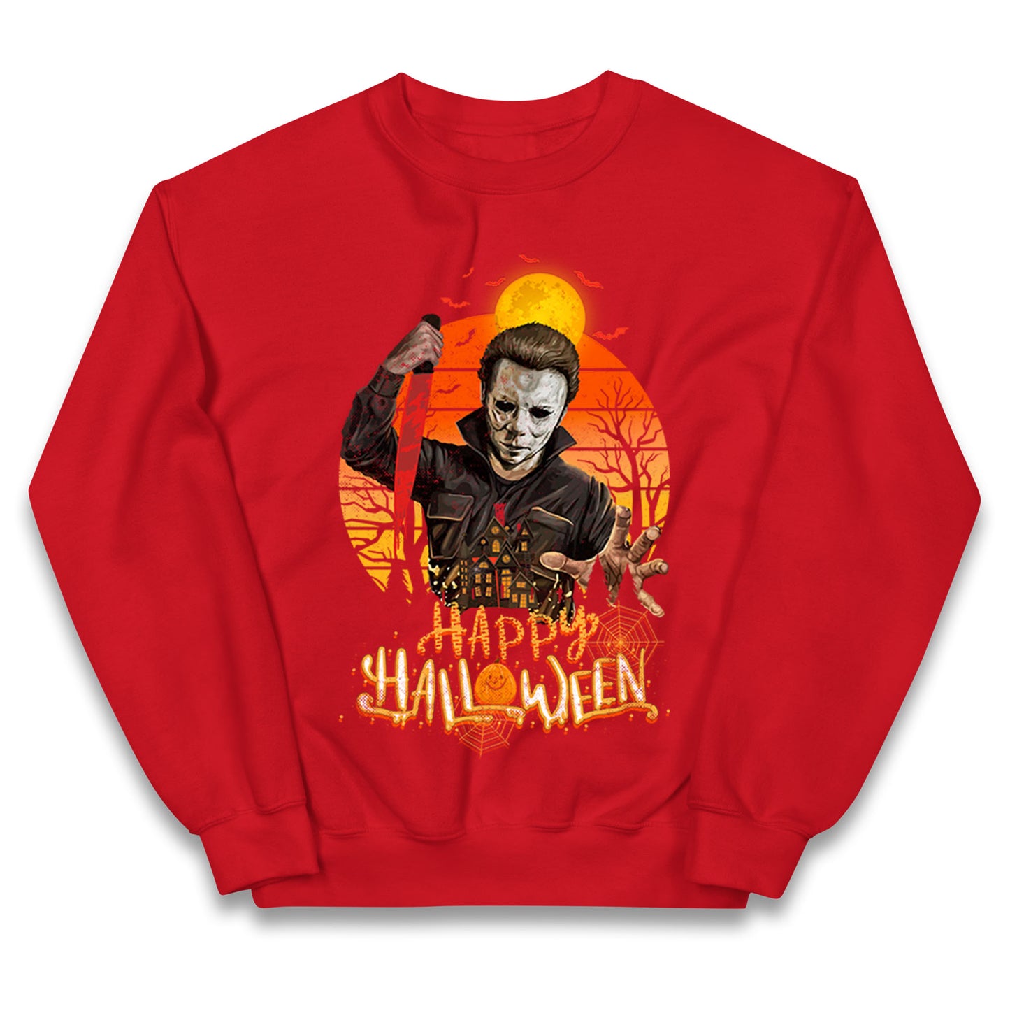 Michael Myers Happy Halloween Kids Jumper