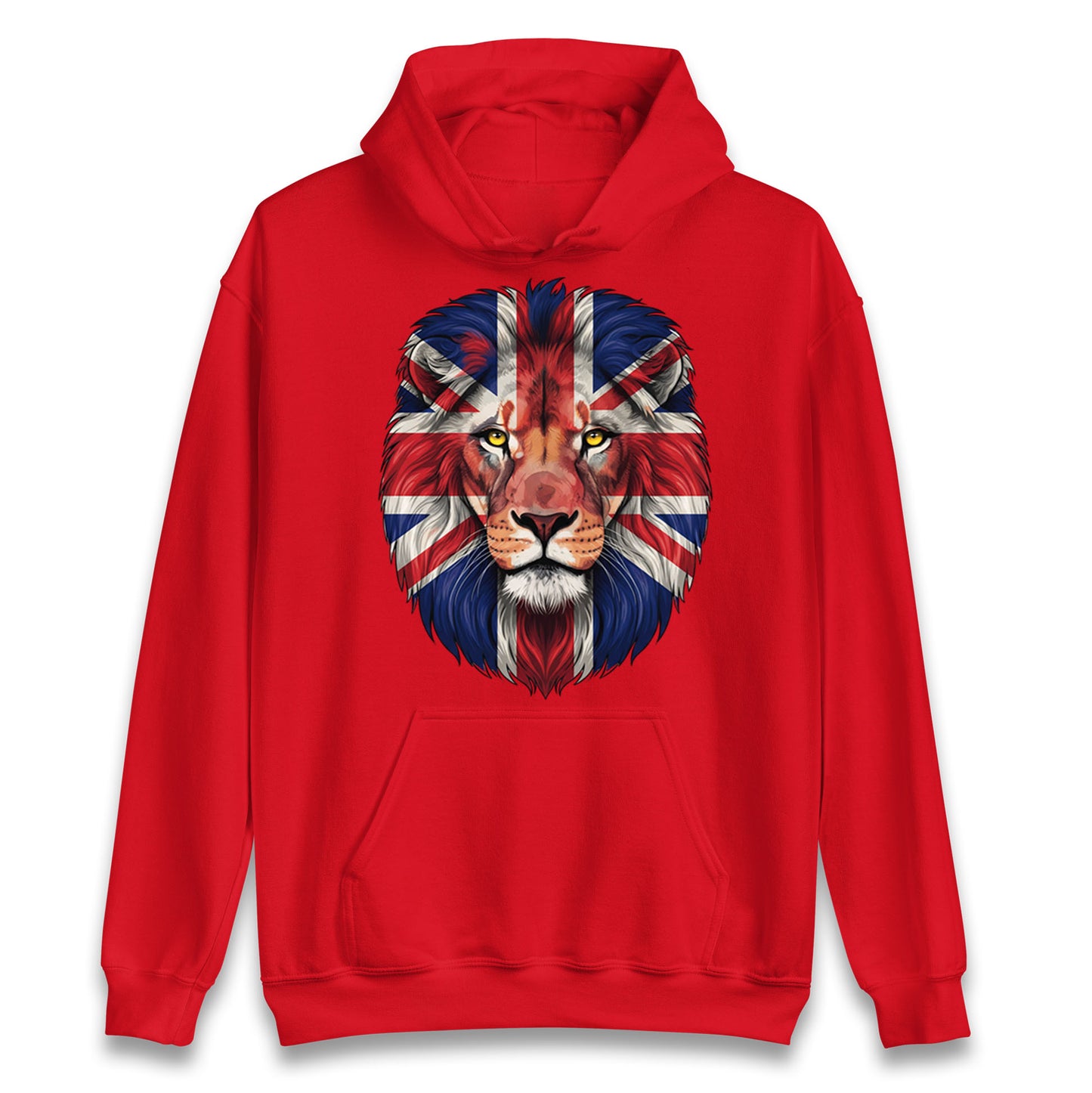 St George Flag Lion Hoodie
