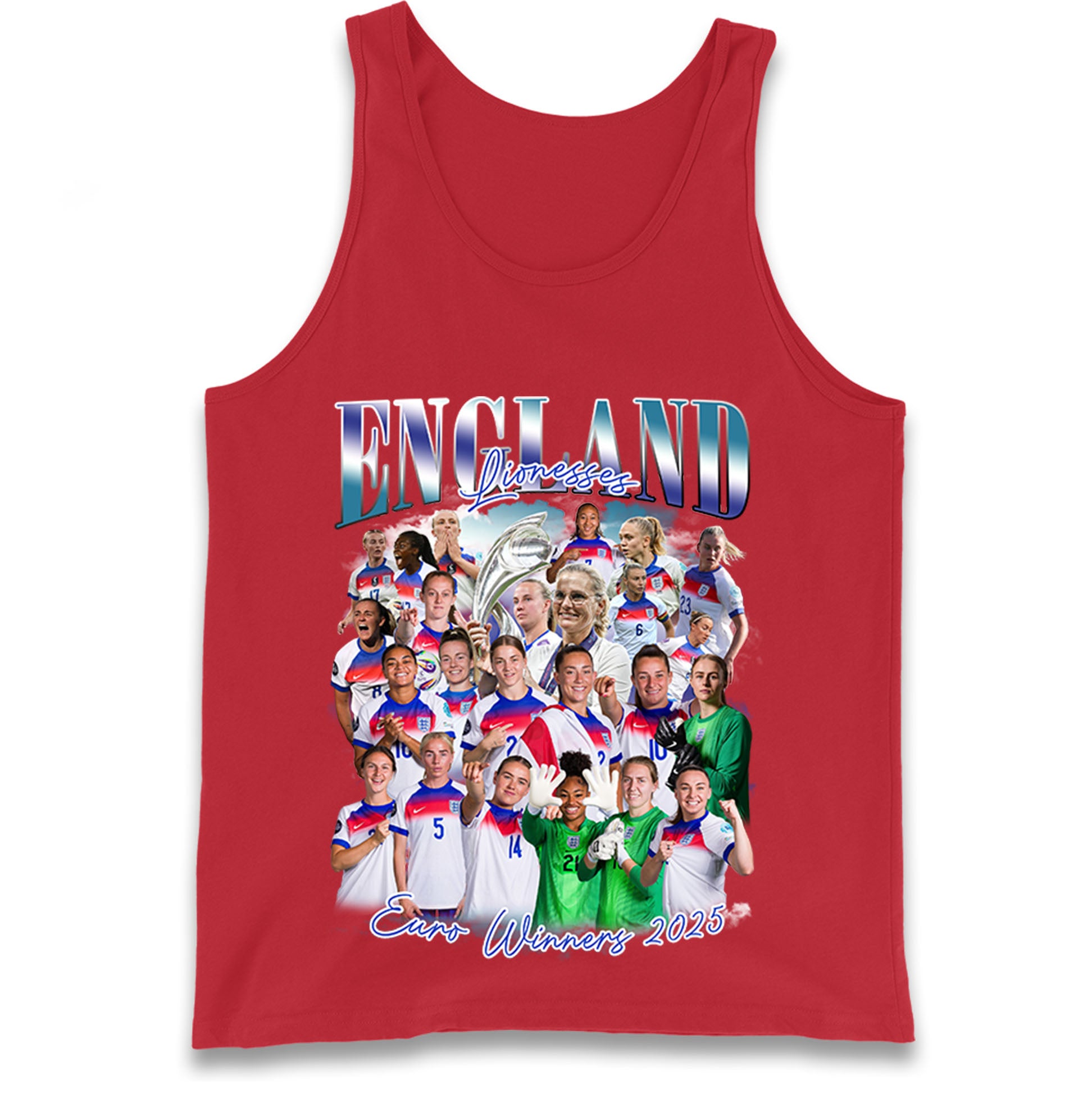 ladies england football vest tops