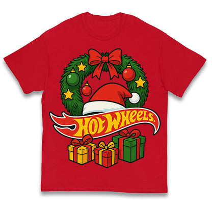 Hotwheels Christmas Kids T Shirt