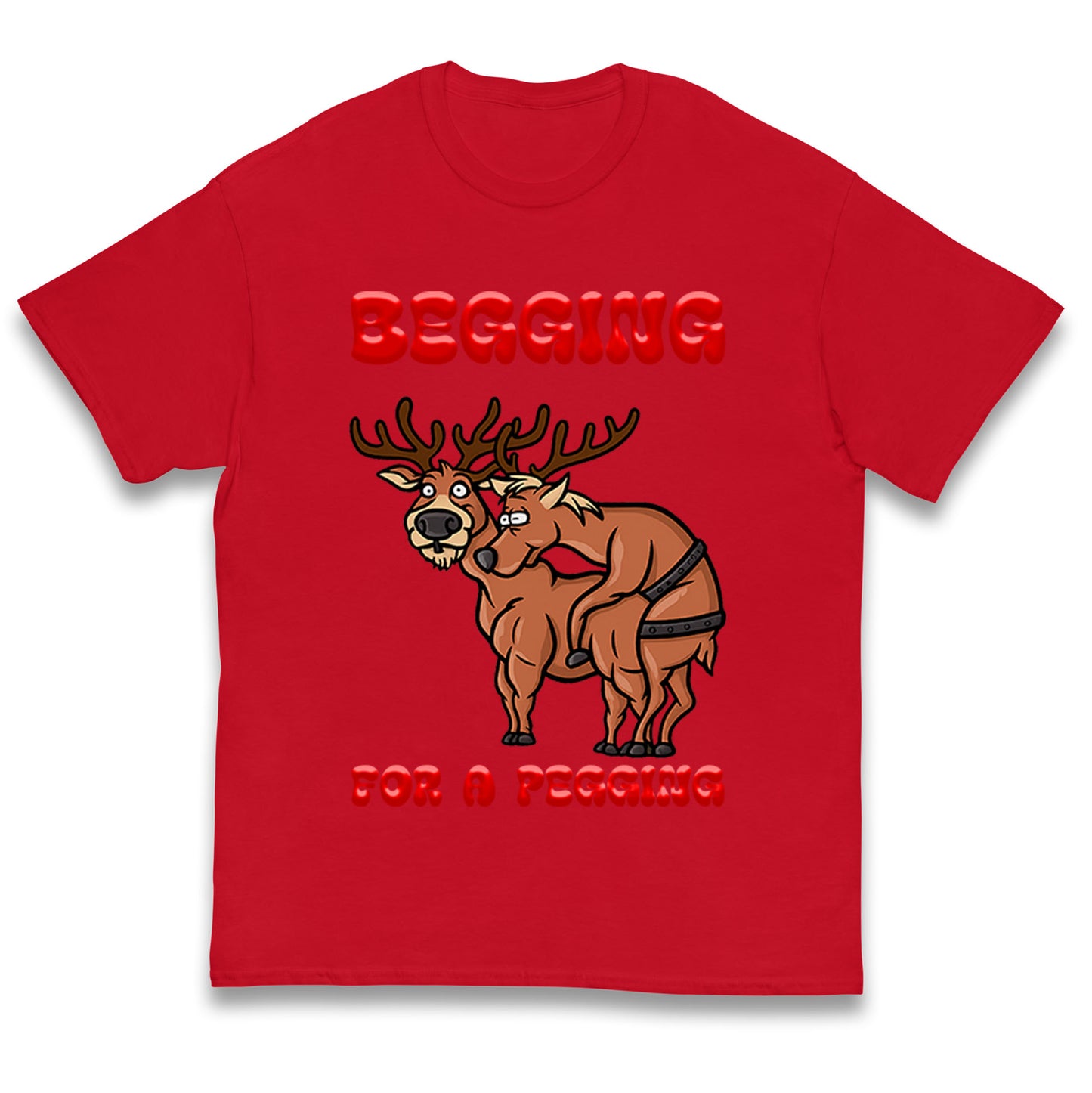 Deer Christmas Kids T Shirt