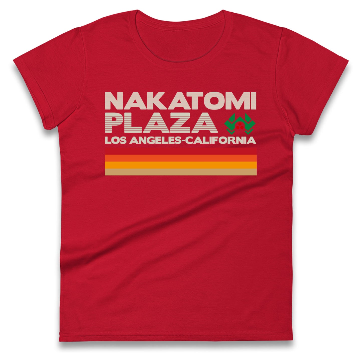 nakatomi plaza vintage womens t shirt