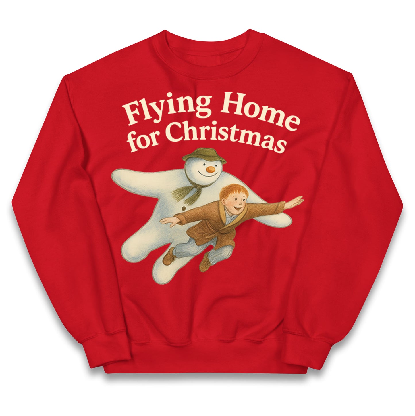 The Snowman Movie Christmas Kids Jumper