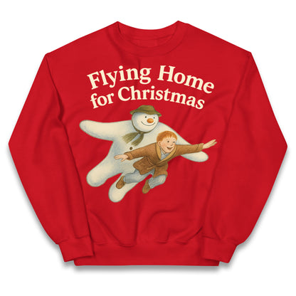 The Snowman Movie Christmas Kids Jumper