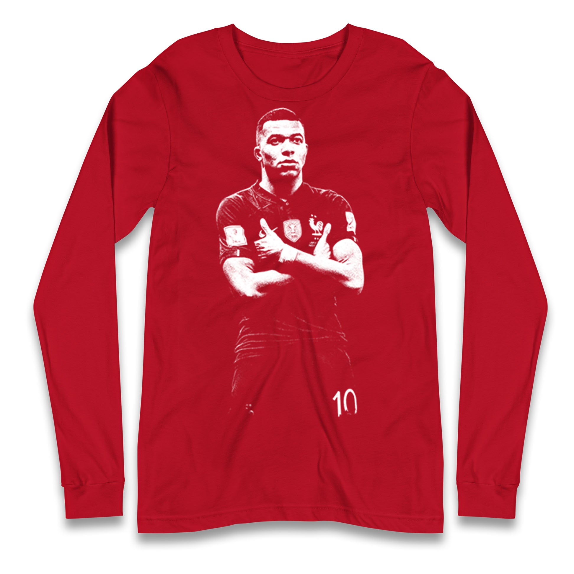  France Footballer Longsleeve T Shirt
