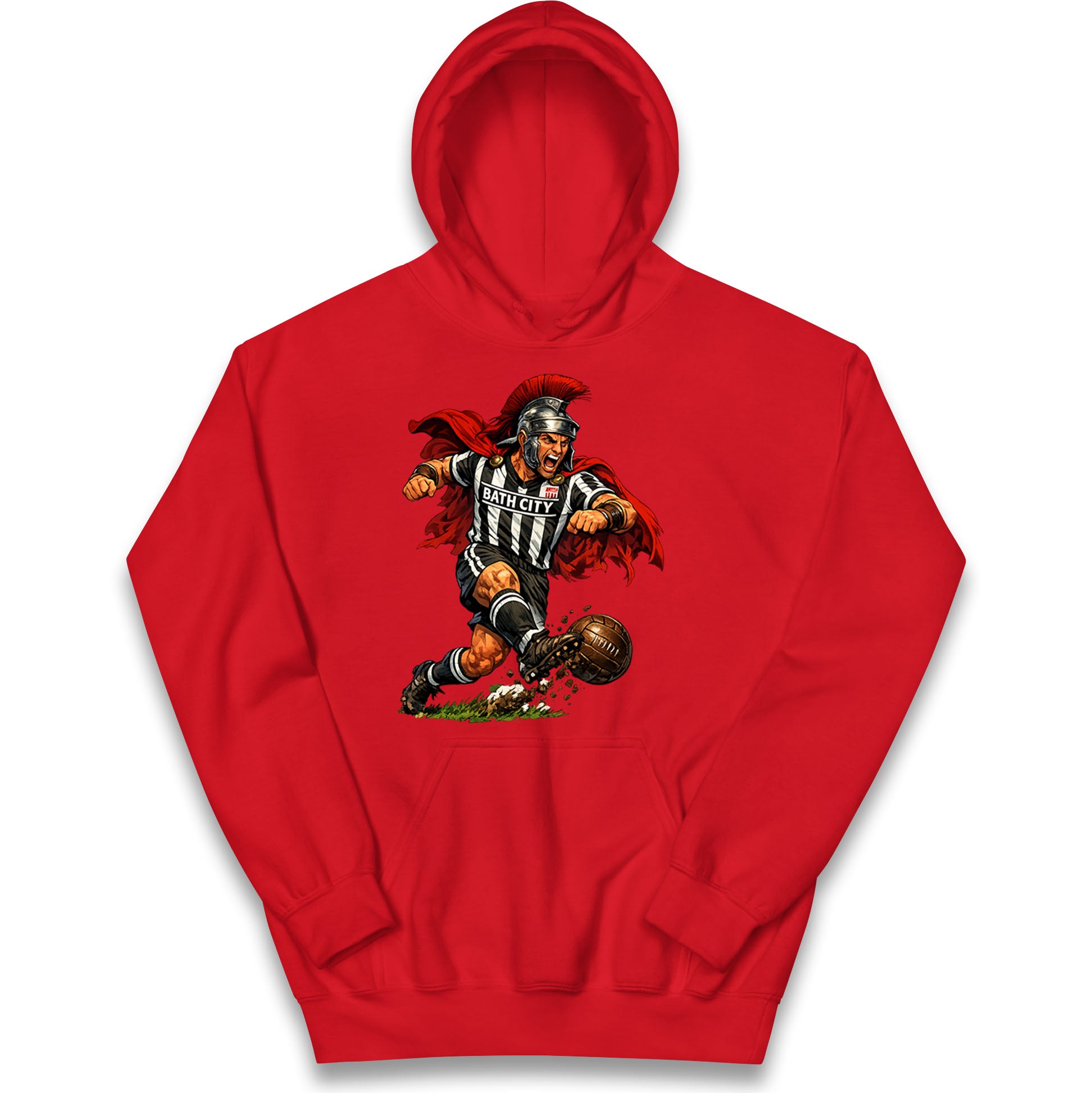 Retro Bath City Football Kids Hoodie