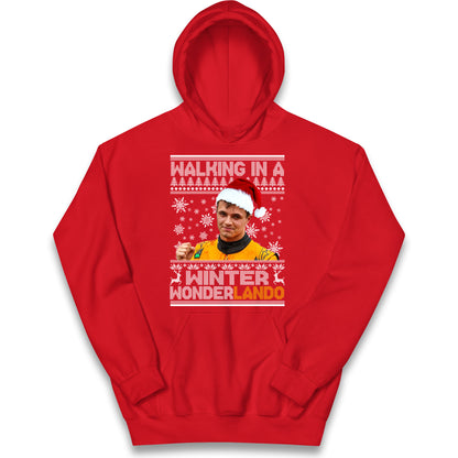 Lando Norris Christmas Kids Hoodie