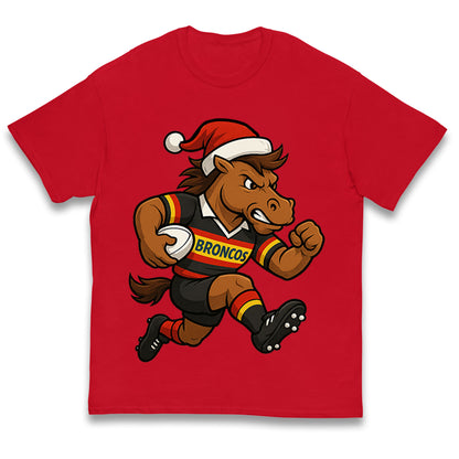 London Broncos Christmas Kids T Shirt