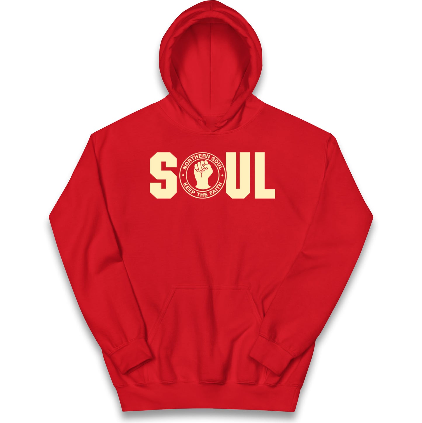 Northern Soul Keep The Faith Logo Kids Hoodie