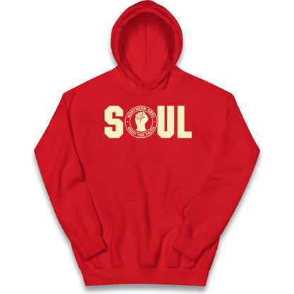Northern Soul Keep The Faith Logo Kids Hoodie