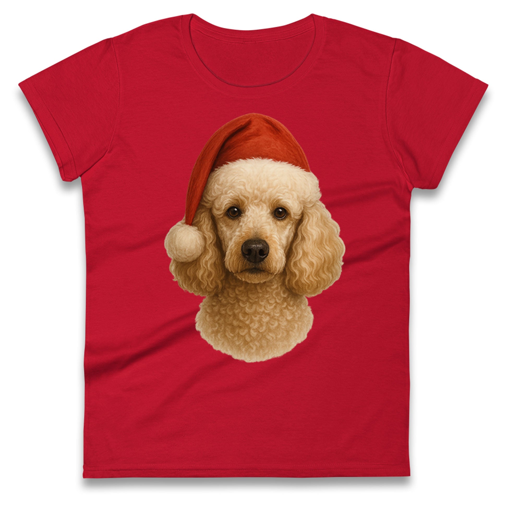 Poodle Face Ladies T Shirt