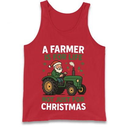 Farmer Christmas Tank Top