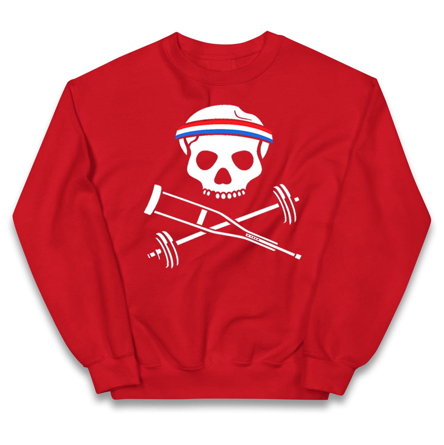 Johnny Knoxville Crutch Barbell and Bones Kids Jumper