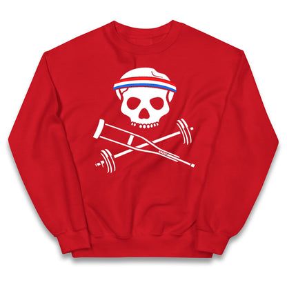 Johnny Knoxville Crutch Barbell and Bones Kids Jumper