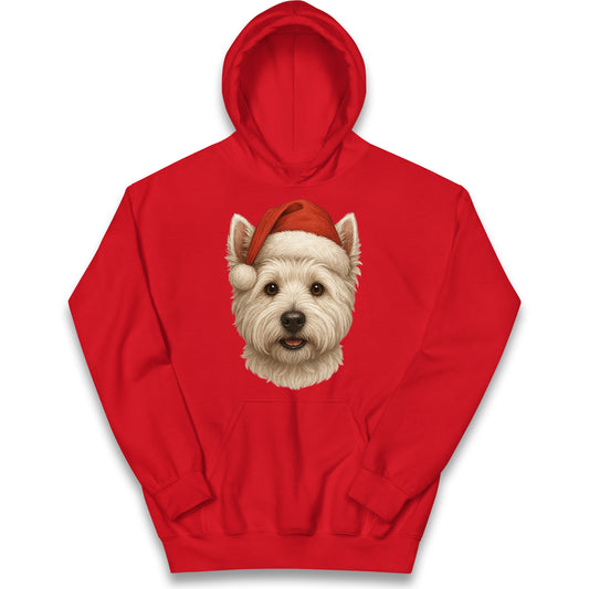 West Highland White Terrier Christmas Kids Hoodie