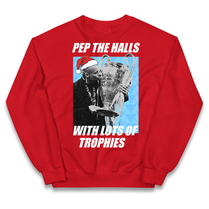 Pep Guardiola Christmas Kids Jumper