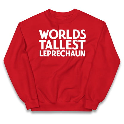 Worlds Tallest Leprechaun Kids Jumper 