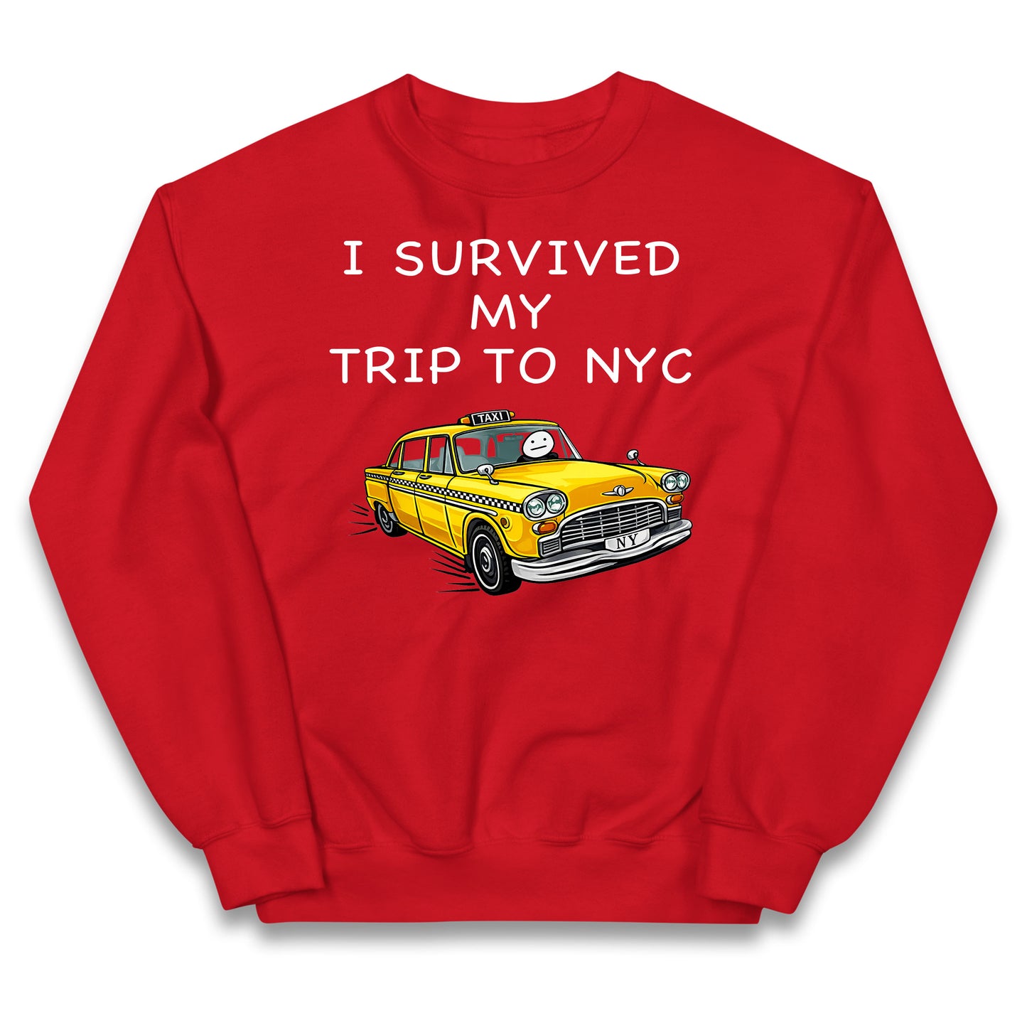 I Survived My Trip To NYC Yellow Taxi Kids Jumper